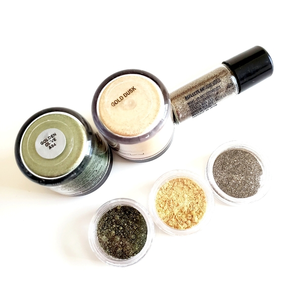 MAC Pigments Samples Set Golden Olive Gold Dusk - Picture 4 of 4